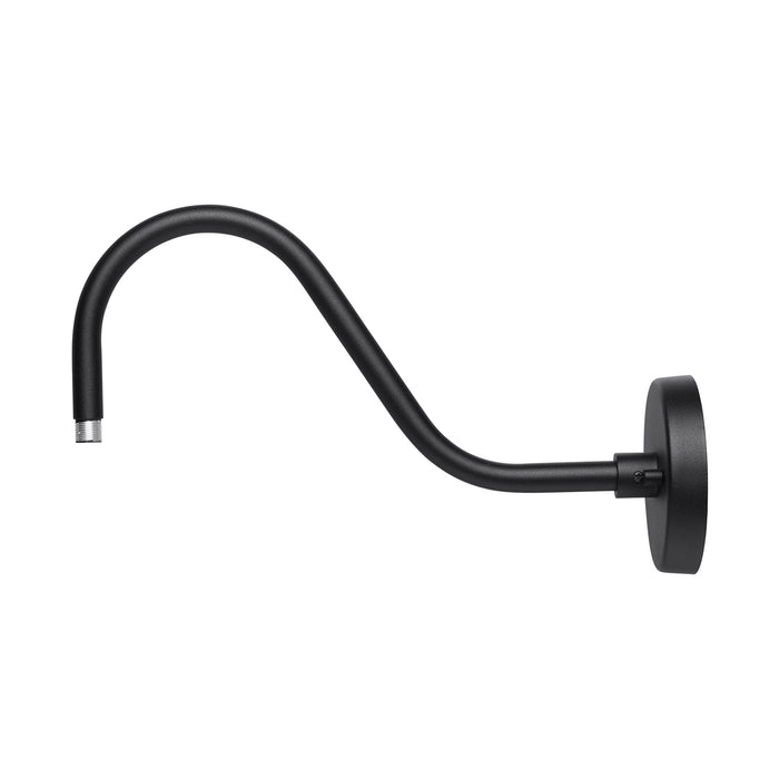 Capital Lighting - 936304BK - Gooseneck Arm with Wall Mount Bracket - RLM - Black