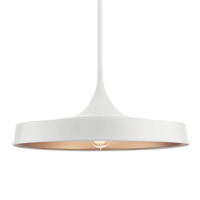 Kichler - 52096WH - One Light Pendant/Semi Flush Mount - Elias - White