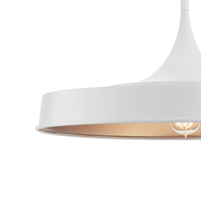 Kichler - 52096WH - One Light Pendant/Semi Flush Mount - Elias - White