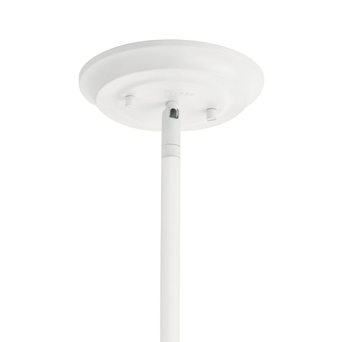 Kichler - 52096WH - One Light Pendant/Semi Flush Mount - Elias - White