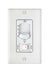 Hinkley - 980009FWH - Wall Contol - Wall Control 3 Spd, On/Off Lt. Sw. - White