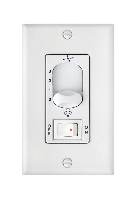 Hinkley - 980009FWH - Wall Contol - Wall Control 3 Spd, On/Off Lt. Sw. - White