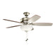 Kichler - 330347NI - 52"Ceiling Fan - Terra - Brushed Nickel