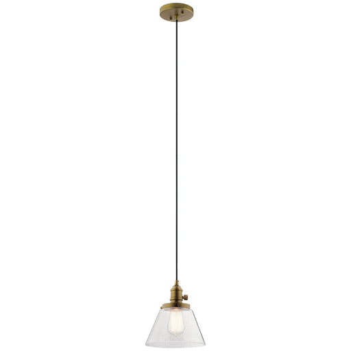 Kichler - 43851NBR - One Light Pendant - Avery - Natural Brass