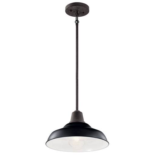 Kichler - 49992BK - One Light Outdoor Pendant/Semi Flush Mount - Pier - Black