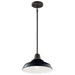 Kichler - 49992BK - One Light Outdoor Pendant/Semi Flush Mount - Pier - Black