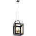 Kichler - 52029BKNBR - Four Light Foyer Pendant - Vath - Black