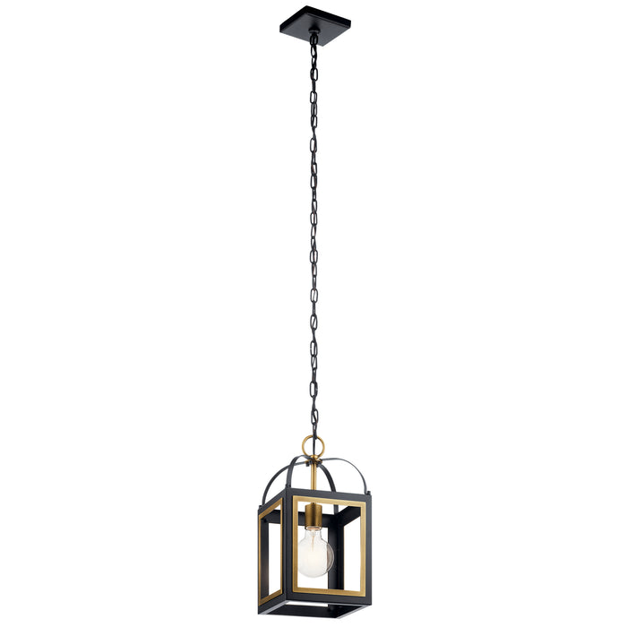 Kichler - 52030BKNBR - One Light Pendant - Vath - Black