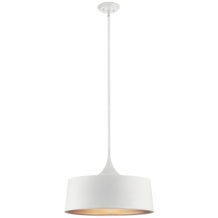 Kichler - 52097WH - One Light Pendant/Semi Flush Mount - Elias - White