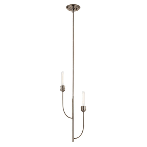 Kichler - 52258CLP - Two Light Pendant - Hatton - Classic Pewter