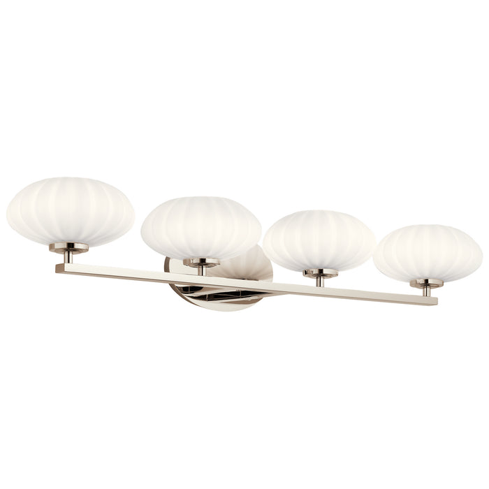 Kichler - 55026PN - Four Light Bath - Pim - Polished Nickel