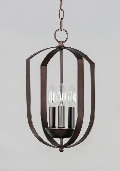 Maxim - 10033OI - Three Light Chandelier - Provident - Oil Rubbed Bronze