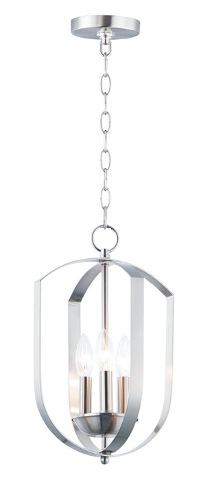 Maxim - 10033SN - Three Light Chandelier - Provident - Satin Nickel