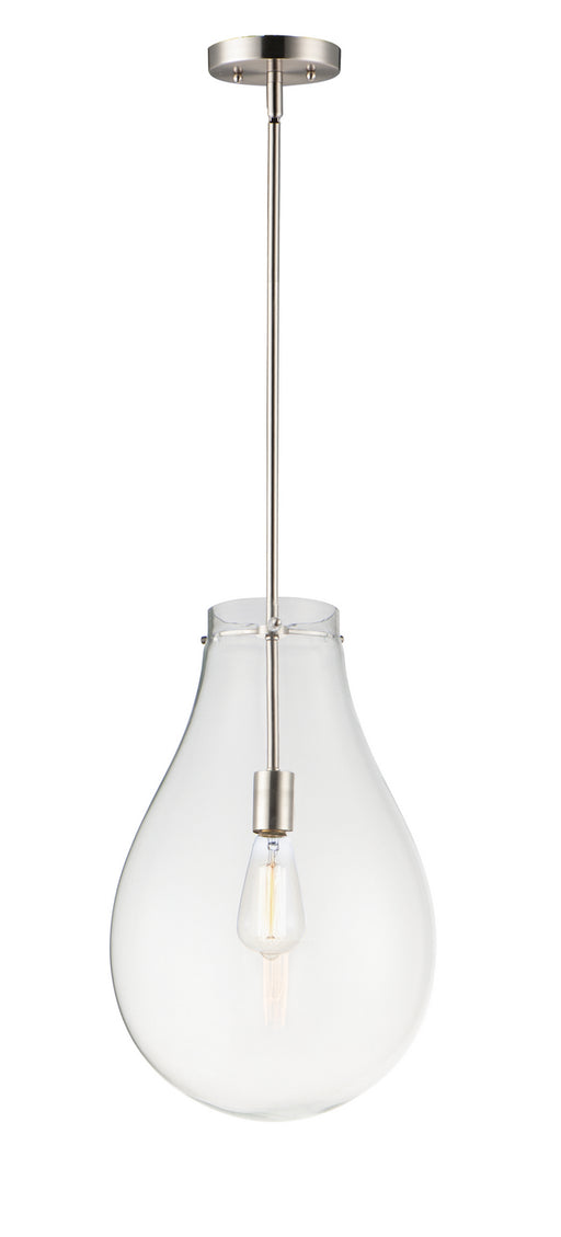 Maxim - 10162CLSN - One Light Pendant - Gourd - Satin Nickel