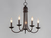 Maxim - 10345OI - Five Light Chandelier - Logan - Oil Rubbed Bronze