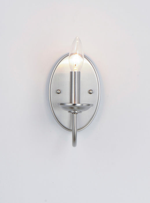 Maxim - 10351SN - One Light Wall Sconce - Logan - Satin Nickel