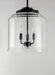 Maxim - 12273CDBK - Three Light Pendant - Acadia - Black