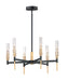 Maxim - 16125CLBKAB - LED Chandelier - Flambeau - Black / Antique Brass