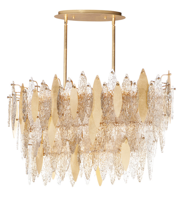 Maxim - 32326CLCMPGL - 18 Light Chandelier - Majestic - Gold Leaf