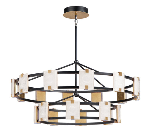 Maxim - 39538CYBKGL - LED Chandelier - Radiant - Black / Gold Leaf