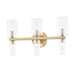 Mitzi - H384303-AGB - LED Bath and Vanity - Tabitha - Aged Brass