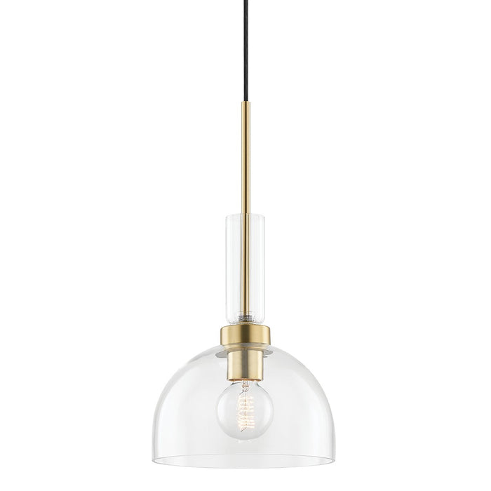 Mitzi - H384701-AGB - One Light Pendant - Tabitha - Aged Brass