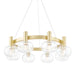 Mitzi - H403808-AGB - Eight Light Chandelier - Harlow - Aged Brass