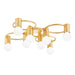 Mitzi - H413608-GL - Eight Light Semi Flush Mount - Hope - Gold Leaf