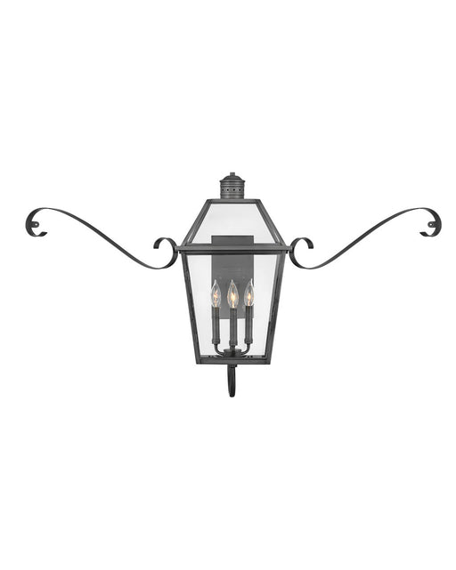 Hinkley - 2774BLB-SCR - LED Outdoor Lantern - Nouvelle - Blackened Brass