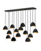 Hinkley - 35909SHB - LED Chandelier - Nula - Shell Black