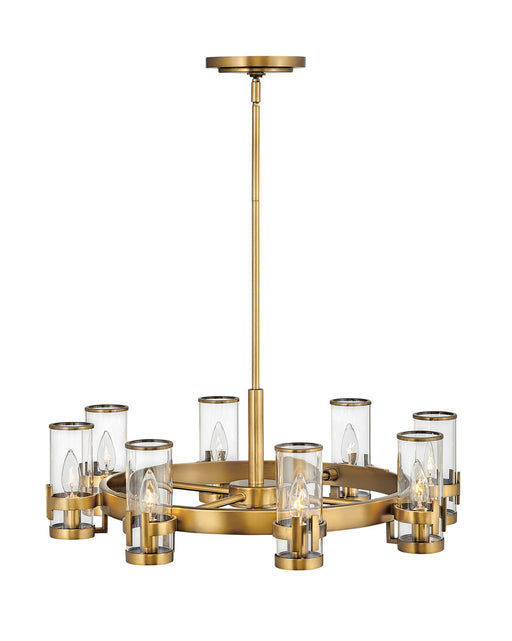 Hinkley - 38106HB - LED Chandelier - Reeve - Heritage Brass