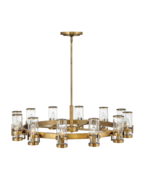 Hinkley - 38109HB - LED Chandelier - Reeve - Heritage Brass