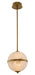 Kalco - 512511WB - LED Mini Pendant - Canterbury - Winter Brass