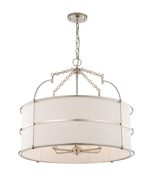 Kalco - 513255PN - Six Light Pendant - Carson - Polished Nickel