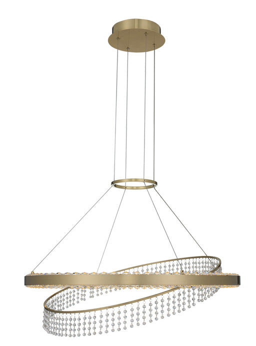 Allegri - 036356-039-FR001 - LED Pendant - Saturno - Brushed Brass