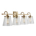 Capital Lighting - 139142AD-496 - Four Light Vanity - Jayne - Aged Brass