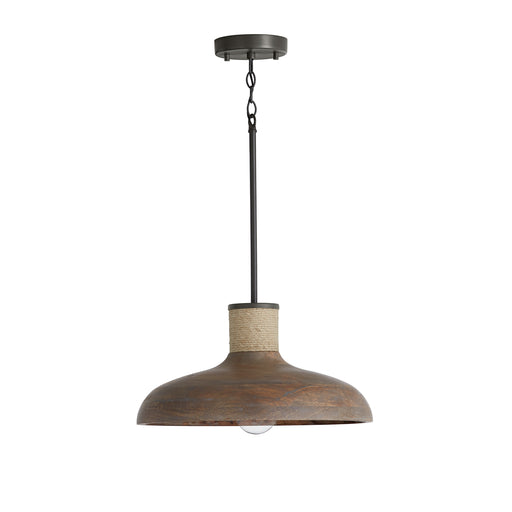 Capital Lighting - 340312YG - One Light Pendant - Jacob - Grey Wash and Grey Iron