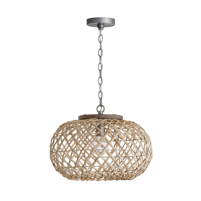 Capital Lighting - 340811GK - One Light Pendant - Rainey - Grey Wash and Antique Nickel