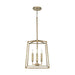 Capital Lighting - 537641AD - Four Light Foyer Pendant - Thea - Aged Brass