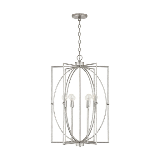 Capital Lighting - 537961AS - Six Light Foyer Pendant - Oran - Antique Silver