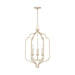 Capital Lighting - 538761WG - Six Light Foyer Pendant - Ophelia - Winter Gold