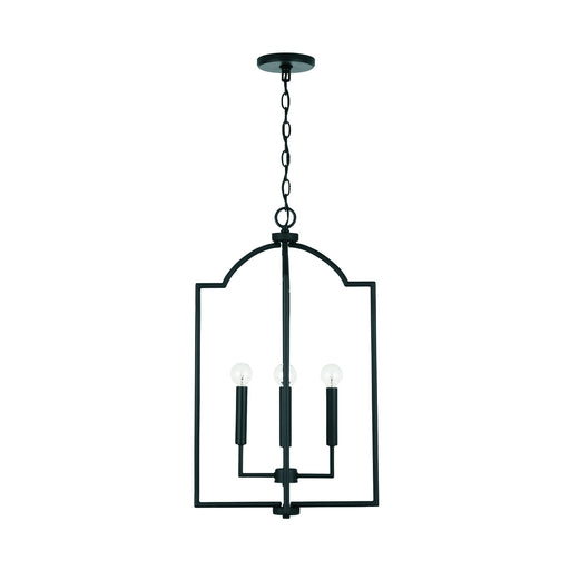 Capital Lighting - 539341MB - Four Light Foyer Pendant - Carter - Matte Black