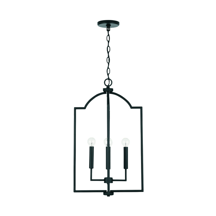 Capital Lighting - 539341MB - Four Light Foyer Pendant - Carter - Matte Black