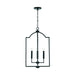 Capital Lighting - 539341MB - Four Light Foyer Pendant - Carter - Matte Black