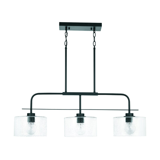 Capital Lighting - 838435MB - Three Light Island Pendant - Jake - Matte Black