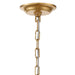 Crystorama - ARC-1905-GA-CL-MWP - Five Light Chandelier - Arcadia - Antique Gold