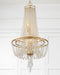 Crystorama - ARC-1907-GA-CL-MWP - Four Light Chandelier - Arcadia - Antique Gold