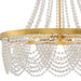 Crystorama - FIO-A9104-GA-CL - Four Light Chandelier - Fiona - Antique Gold