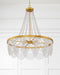 Crystorama - FIO-A9104-GA-CL - Four Light Chandelier - Fiona - Antique Gold