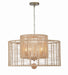 Crystorama - JAY-A5004-BS - Four Light Chandelier - Jayna - Burnished Silver